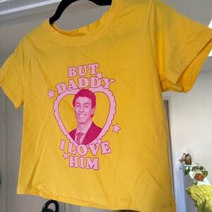 Yellow Kids' Graphic Tee - 'But Daddy I Love Him'